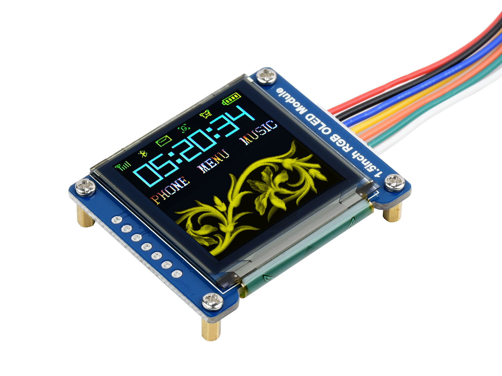 1.5INCH RGB OLED MODULE--云汉芯城ICKey.cn